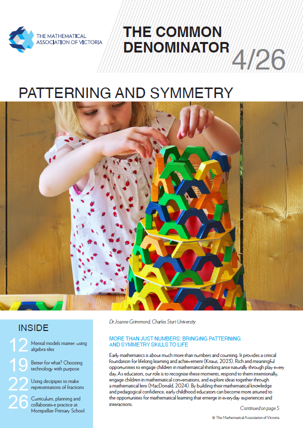 Cover of The Common Denominator, Term 3 2026